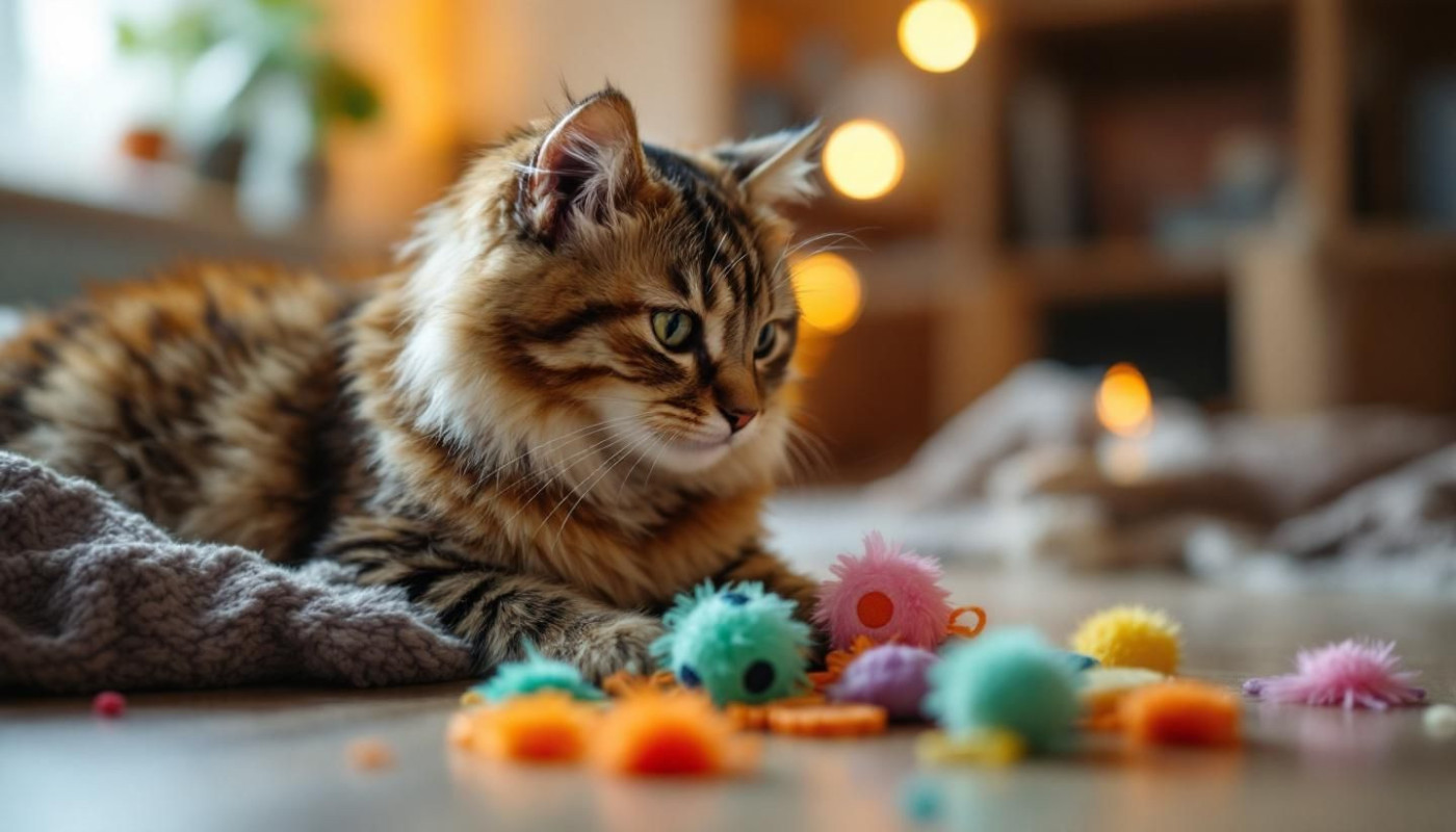 Comment apaiser l'anxiété des chats avec des jouets adaptés ?